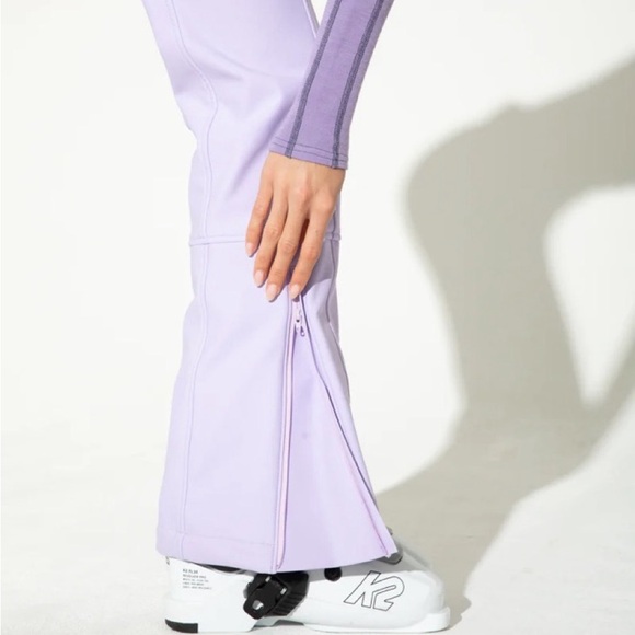 Halfdays Ski Set Davis Convertible Jacket Emma Soft Shell Pant Lilac Purple - Picture 8 of 10